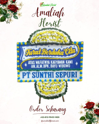 Papan Bunga Duka di Putat